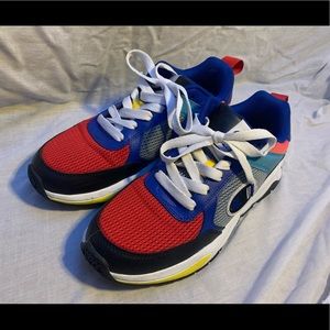 Champion sneakers, colorful. Chunky dad tennis shoes